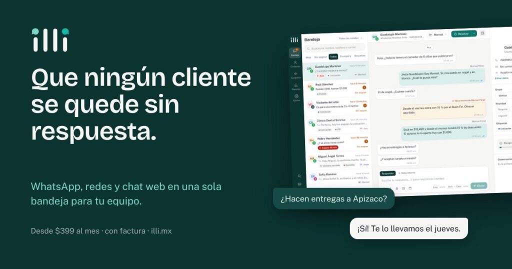 Illi: que ningún cliente se quede sin respuesta